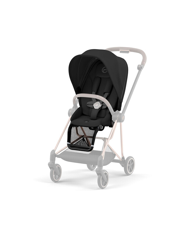 Pack poussette MIOS évolutive avec châssis rosegold Coloris deep black Cybex