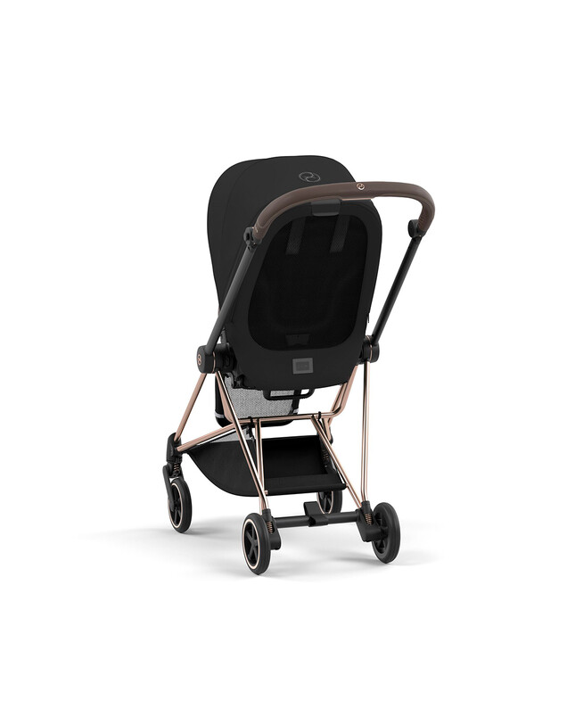 Pack poussette MIOS avec châssis rosegold Coloris deep black Cybex
