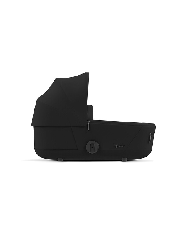 Pack poussette MIOS nacelle avec châssis rosegold Coloris deep black Cybex