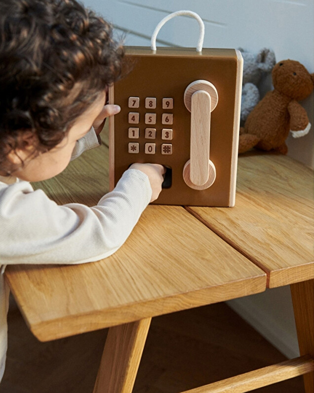 Téléphone Rufus en bois Coloris caramel Liewood