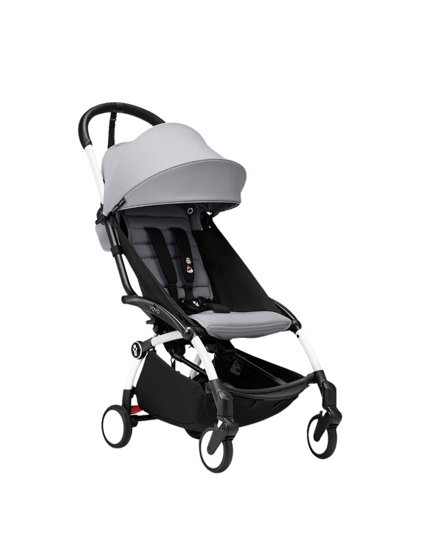 Poussette YOYO³ pack 6+ avec cadre blanc Coloris stone Stokke