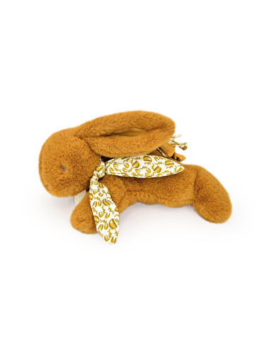 Peluche lapin 25 cm Coloris jaune moutarde  Doudou et Compagnie