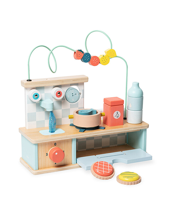 Cuisine d'éveil multi-activités En bois Vilac