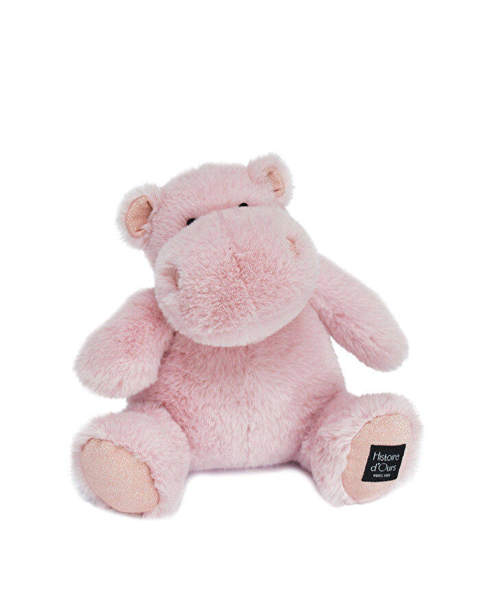 Peluche hippopotame Hip'pie 25 cm Coloris rose poudr&eacute;  Histoire d'Ours