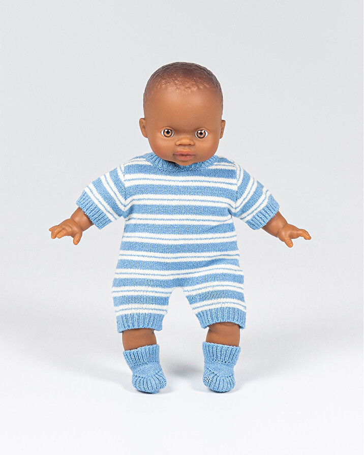 Tenue poup&eacute;e Babies Combinaison courte et chaussons  Natalys x Minikane
