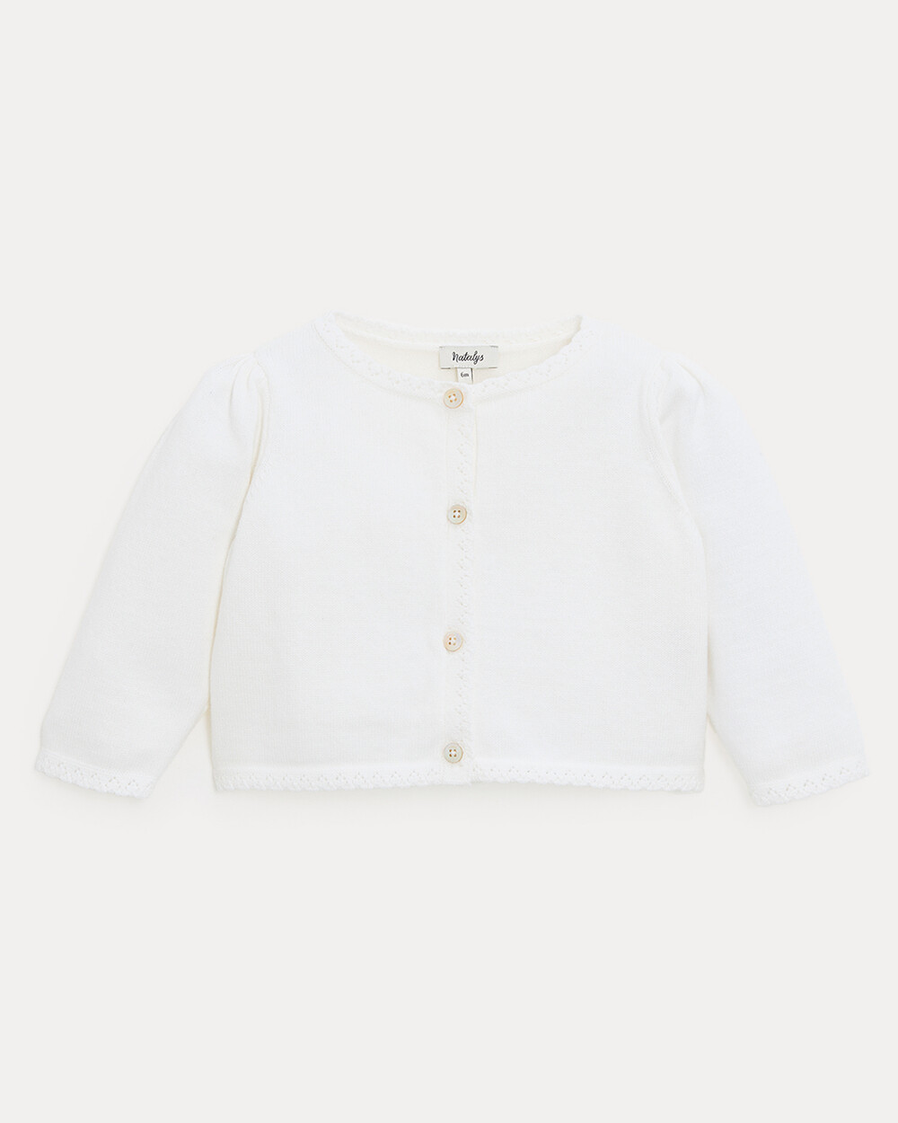 Gilet fantaisie Victoire Coloris &eacute;cru  Natalys