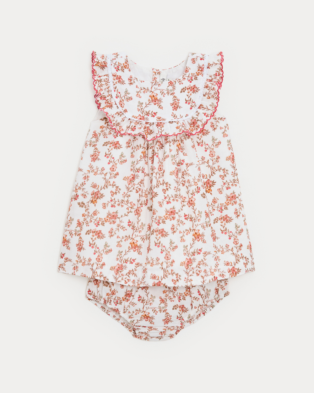 Robe &agrave; volants Coline Imprim&eacute; arabesque  Natalys