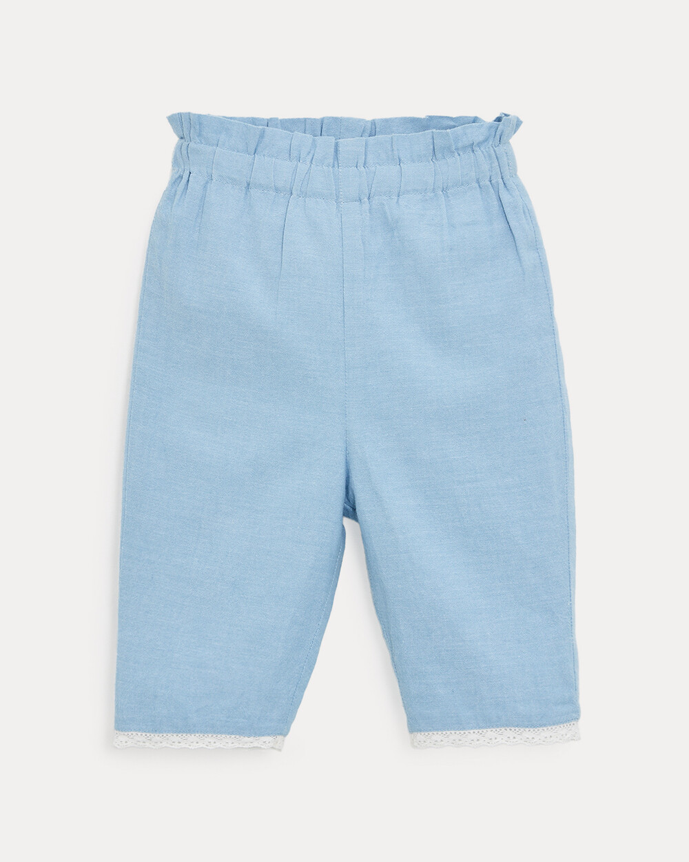 Pantalon en chambray Paula Coloris bleu clair  Natalys