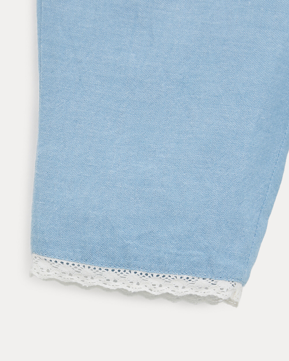 Pantalon en chambray Paula Coloris bleu clair  Natalys