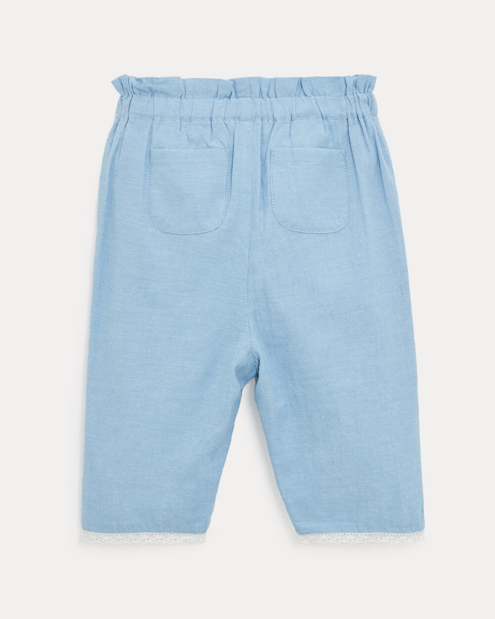 Pantalon en chambray Paula Coloris bleu clair  Natalys