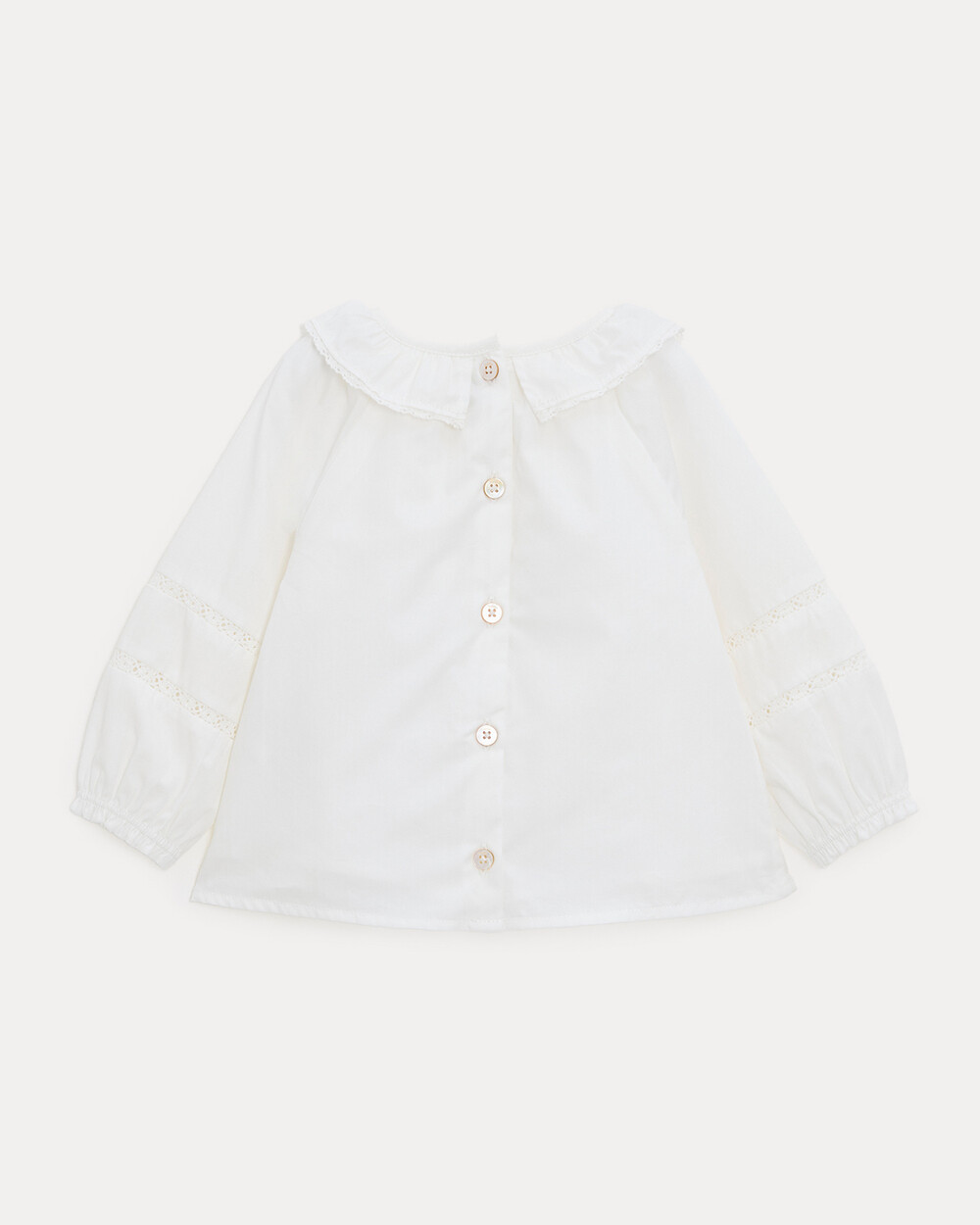 Blouse &agrave; manches longues Ad&egrave;le Coloris &eacute;cru  Natalys