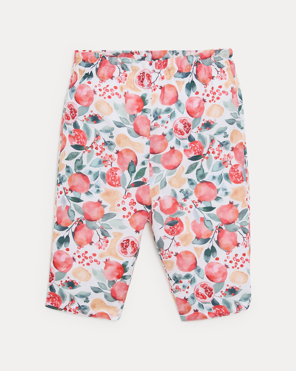 Pantalon en voile de coton Paula Imprim&eacute; grenade  Natalys