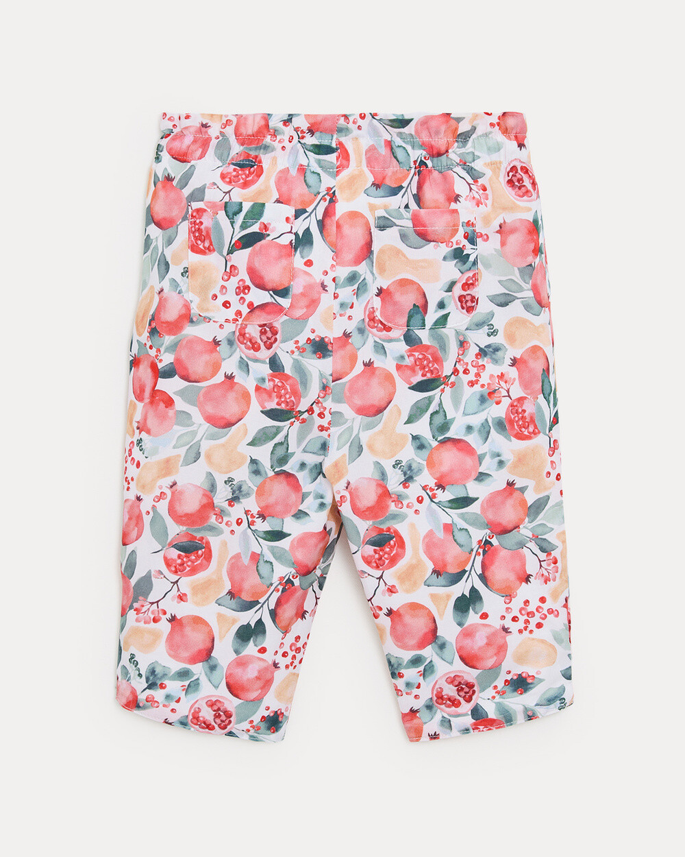 Pantalon en voile de coton Paula Imprim&eacute; grenade  Natalys