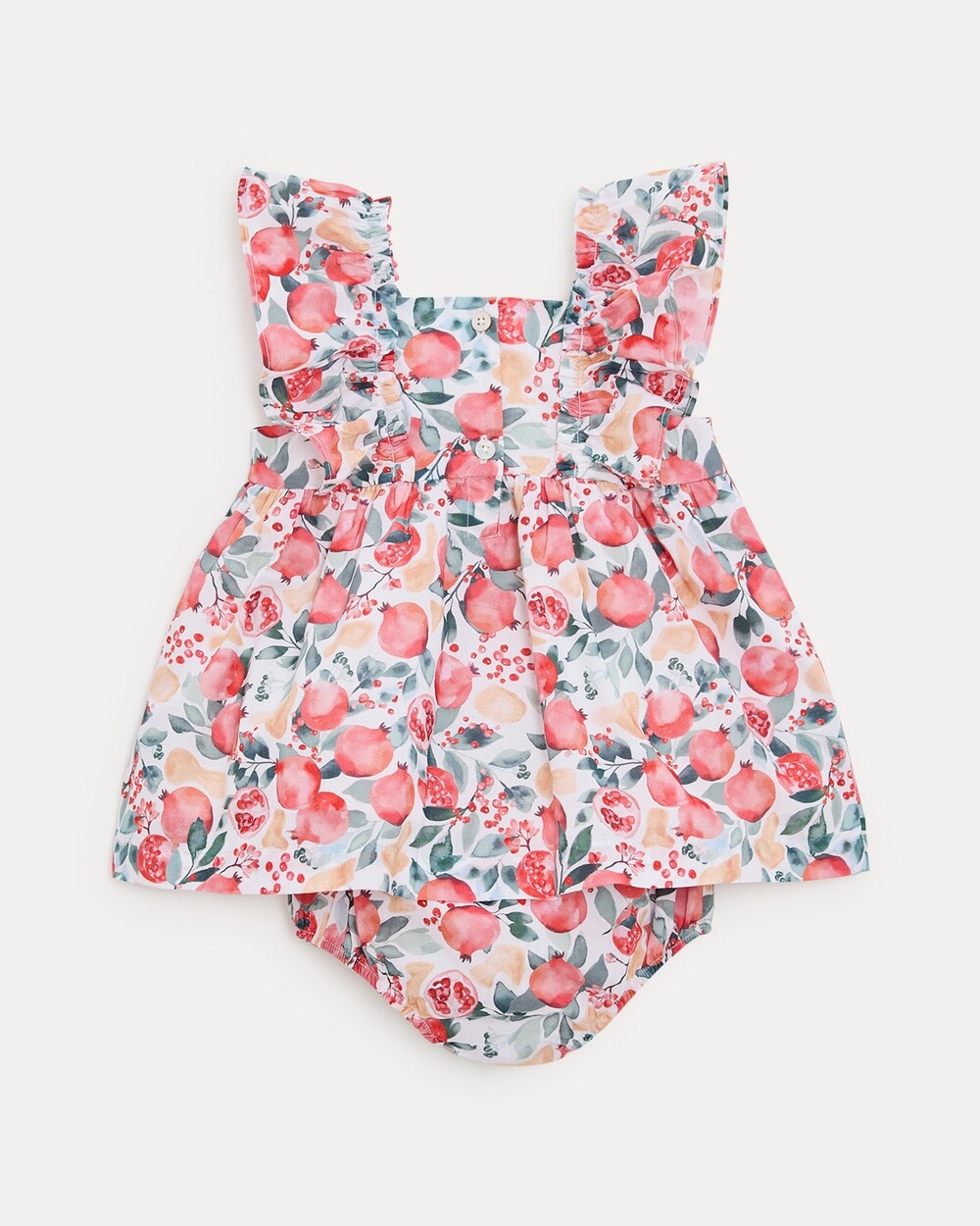 Robe sans manches Eglantine Imprim&eacute; grenade  Natalys