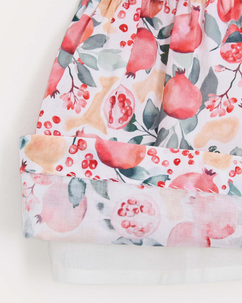 Robe sans manches Eglantine Imprim&eacute; grenade  Natalys
