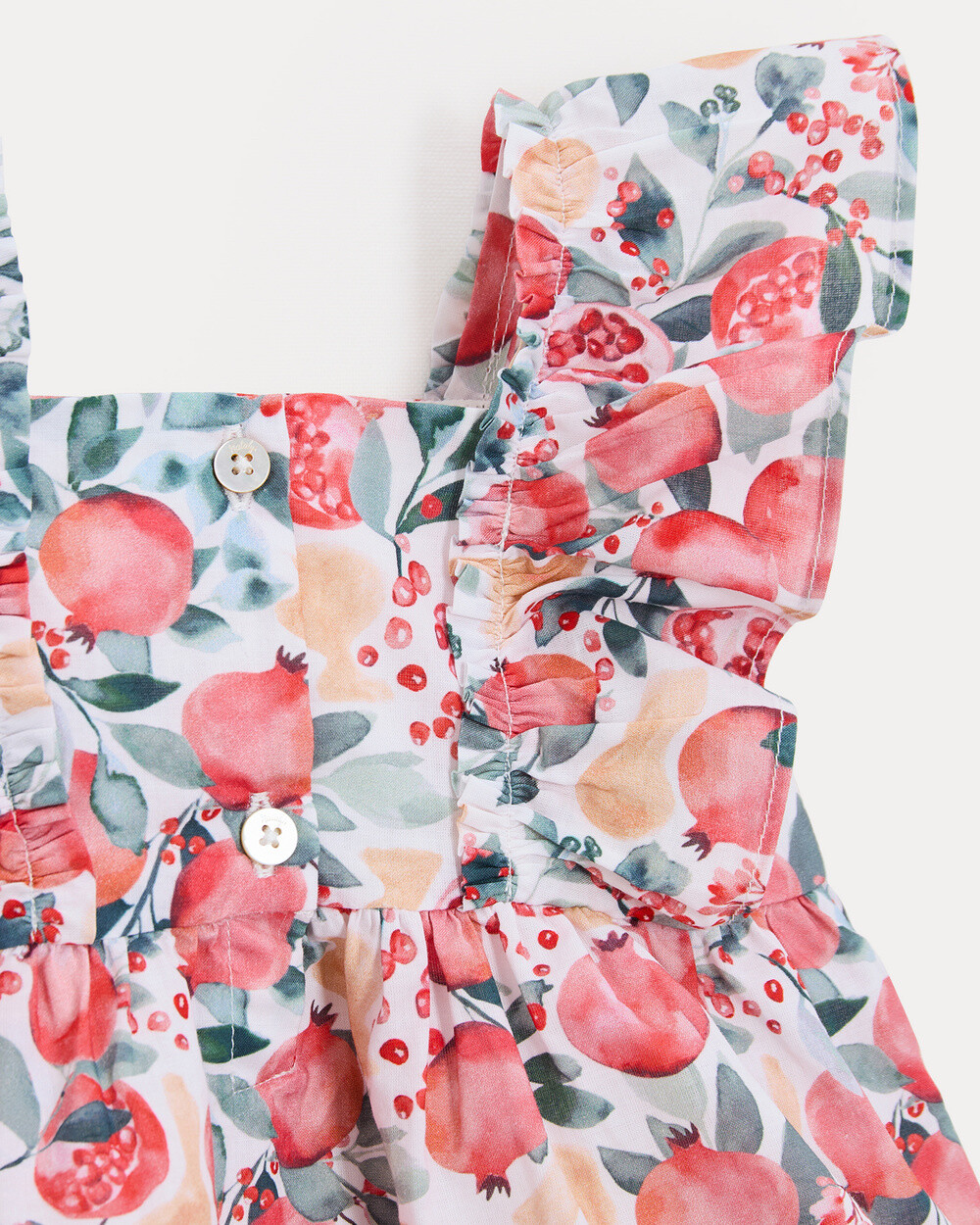 Robe sans manches Eglantine Imprim&eacute; grenade  Natalys