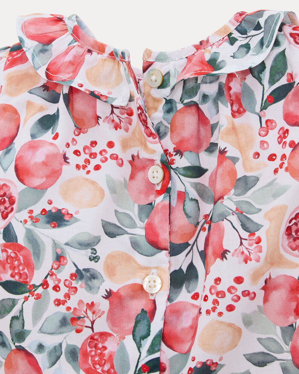 Blouse manches courtes Thelma Imprim&eacute; grenade  Natalys