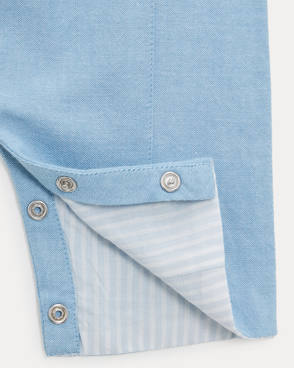 Combinaison longue en chambray Marceau Coloris bleu clair  Natalys