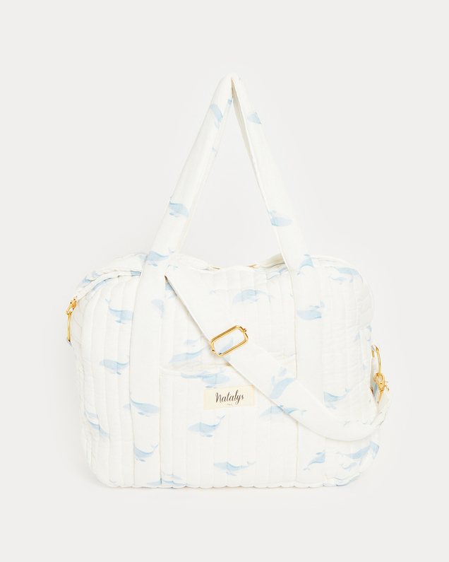 Sac à langer Auguste Imprimé baleines Natalys