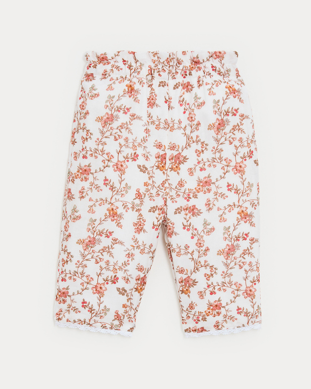 Pantalon en gaze de coton Paula Imprimé arabesque Natalys