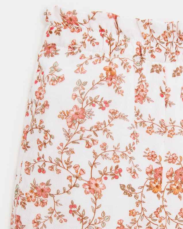 Pantalon en gaze de coton Paula Imprimé arabesque Natalys