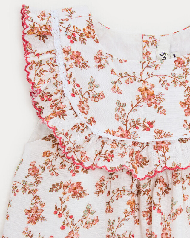 Robe à volants Coline Imprimé arabesque Natalys