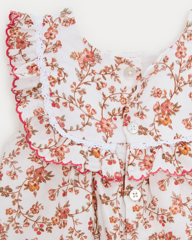 Robe à volants Coline Imprimé arabesque Natalys