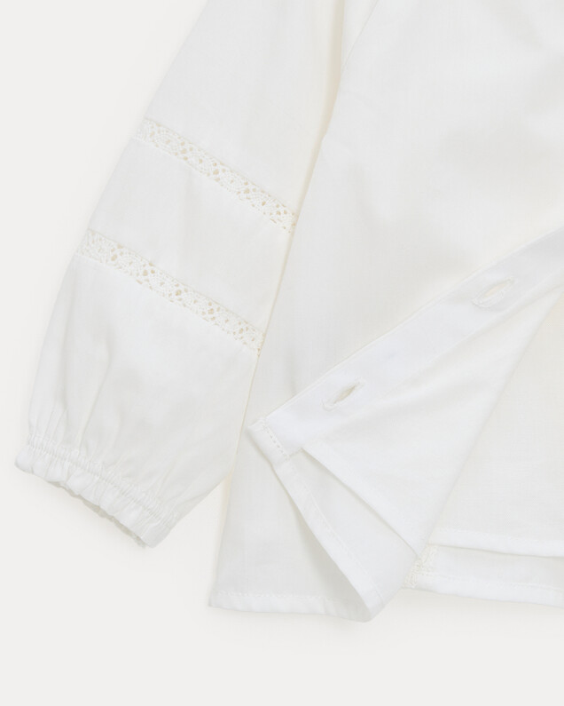Blouse à manches longues Adèle Coloris écru Natalys