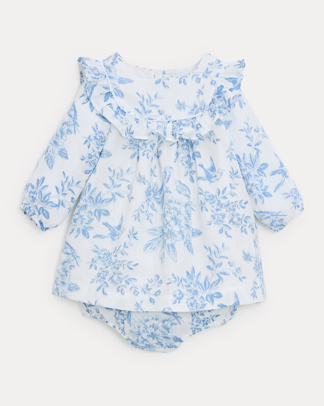 Robe à manches longues Margot Imprimé porcelaine Natalys