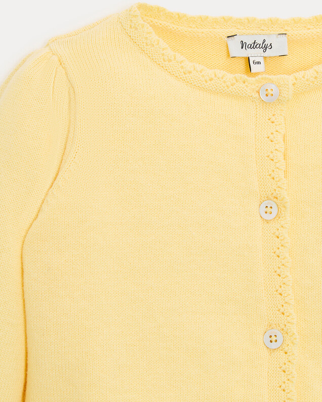 Gilet fantaisie Victoire Coloris jaune Natalys