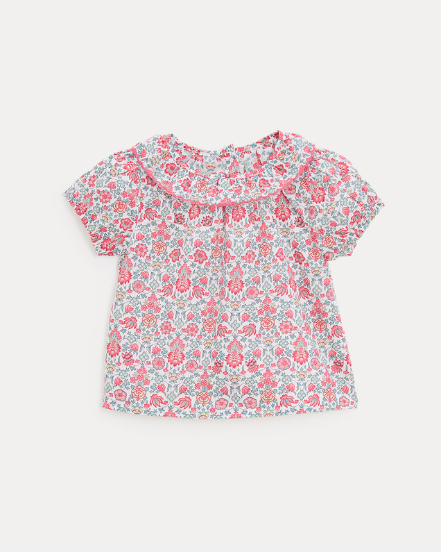 Blouse manches courtes Thelma En tissu Liberty Natalys