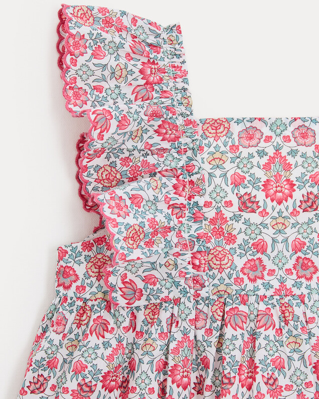 Robe sans manches Eglantine En tissu Liberty Natalys