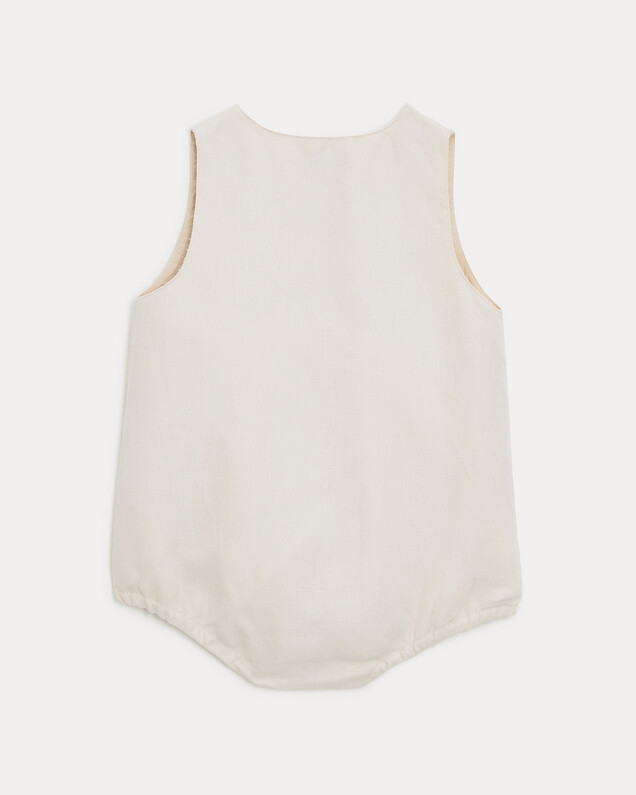 Barboteuse en twill Honoré Coloris beige Natalys