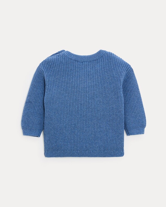 Pull en tricot fantaisie Willie Coloris bleu nattier Natalys