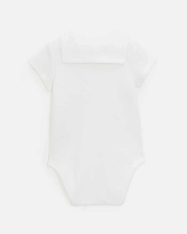 Body col marin brodé petit matelot Mar... Coloris écru Natalys