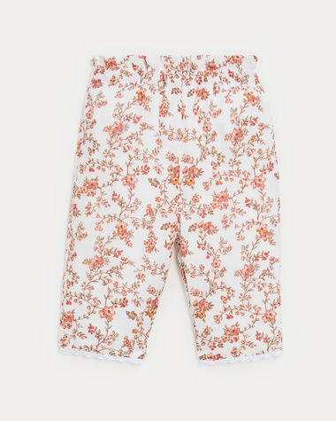 Pantalon en gaze de coton Paula Imprim&eacute; arabesque  Natalys