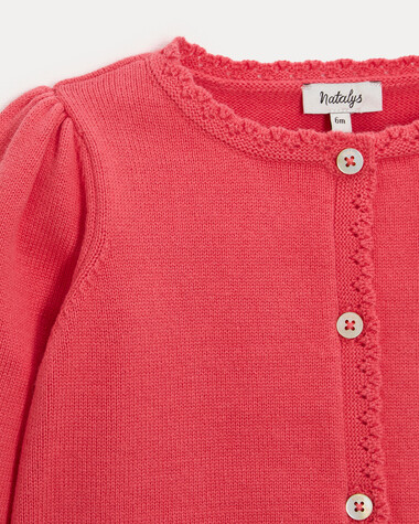 Gilet fantaisie Victoire Coloris grenadine  Natalys
