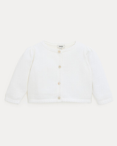 Gilet fantaisie Victoire Coloris &eacute;cru  Natalys