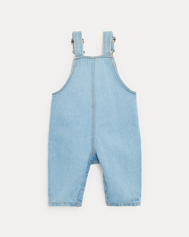 Salopette longue en denim Jack Coloris bleu  Natalys