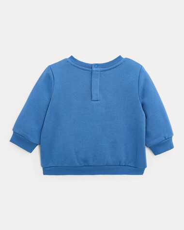 Pull en molleton Matelot Jo Coloris bleu  Natalys