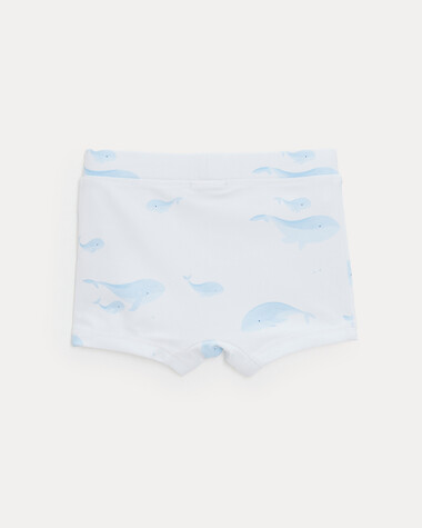 Short de bain anti UV Paulin Imprim&eacute; baleines  Natalys