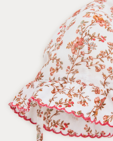 Chapeau en gaze de coton Lison Imprim&eacute; arabesque  Natalys