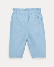 Pantalon en chambray Paula Coloris bleu clair  Natalys
