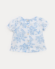 Blouse manches courtes Thelma Imprim&eacute; porcelaine  Natalys