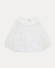 Blouse &agrave; manches longues Ad&egrave;le Coloris &eacute;cru  Natalys