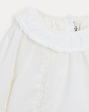 Blouse &agrave; manches longues Ad&egrave;le Coloris &eacute;cru  Natalys