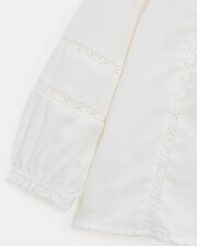 Blouse &agrave; manches longues Ad&egrave;le Coloris &eacute;cru  Natalys
