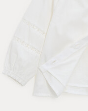 Blouse &agrave; manches longues Ad&egrave;le Coloris &eacute;cru  Natalys