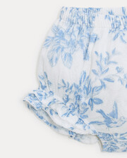 Bloomer en gaze de coton Z&eacute;lie Imprim&eacute; porcelaine  Natalys