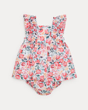 Robe sans manches Eglantine Imprim&eacute; grenade  Natalys